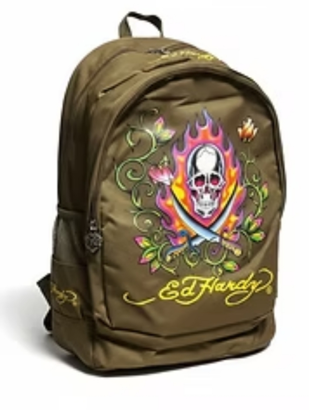 Ed Hardy By Christian Audigier Knapsack Bag Army
